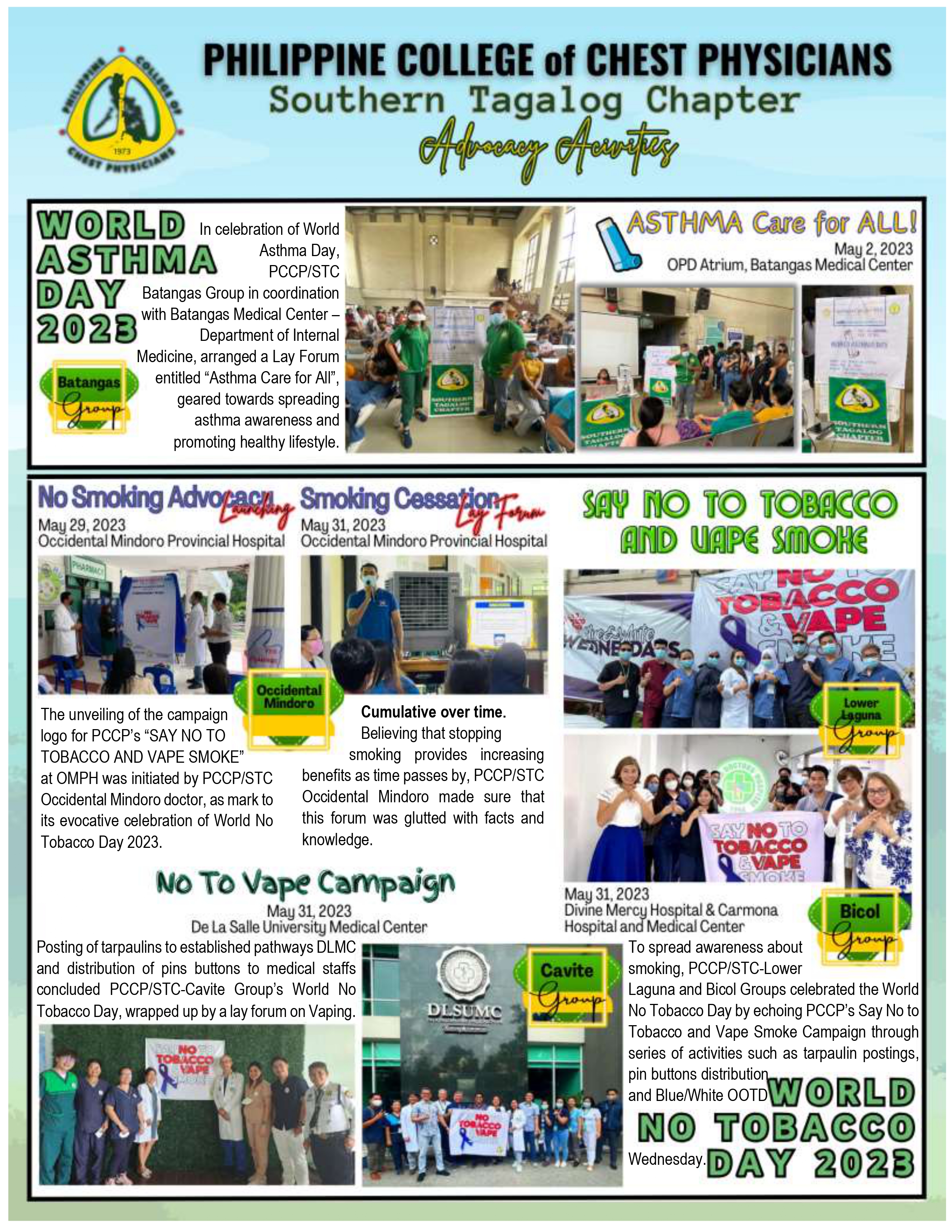 Southern Tagalog Chapter of The Philippine College of  Chest Physicians (PCCP)